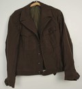 Blouson Ike, boutons à trous, fin de guerre WWII.