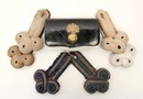 Lot gendarmerie dernier quart du XIX ème. Coffret de giberne + 3 paires d'épaulettes