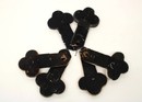 Lot gendarmerie dernier quart du XIX ème. Coffret de giberne + 3 paires d'épaulettes