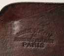 Lot gendarmerie dernier quart du XIX ème. Coffret de giberne + 3 paires d'épaulettes