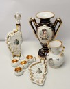 Service à thé/café style Empire et porcelaines sur le thème de l'Empire et de la Corse