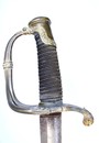 Sabre d'officier d'infanterie - Modèle 1821 - Fusée en galuchat - fourreau neuf  