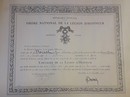 Légion d'Honneur - Chevalier : 3 médailles - 3e et 4e république, avec un diplôme + mérite militaire avec diplôme + un autre diplôme