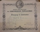 Légion d'Honneur - Chevalier : 3 médailles - 3e et 4e république, avec un diplôme + mérite militaire avec diplôme + un autre diplôme