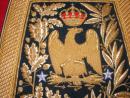 Sabretache rouge ou verte de général de brigade de cavalerie légère, 1er Empire