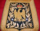 Sabretache rouge ou verte de général de brigade de cavalerie légère, 1er Empire
