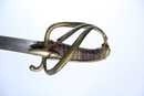 Sabre d'Officier de Cavalerie Légère, Modèle an XI, une branche de garde et cuir de la fusée abimés.