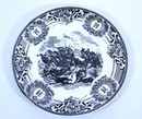 Série de 8 assiettes décoratives sur le thème des grands évènements de la vie de l'Empereur