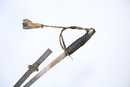 Lot de 2 sabres d'enfants dont un briquet, pour panoplies 