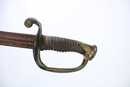 lot: 2 Sabres d'officier d'infanterie type 1845/1855 + housse de camouflage de fourreau Grande Guerre