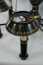 Lustre en tôle peinte 6 feux style Empire