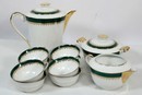 Service à thé/café style Empire et porcelaines sur le thème de l'Empire et de la Corse