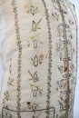 Gilet ancien régime, soie brodée - Pièce d'époque