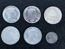 Lot de 6 copies de pièces des Napoléonides 