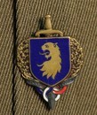 Uniforme de commandant de spahi avec képi, vers 1970.