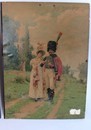 Lot de 2 chromolithographies de hussards, P Grolleron, 31 X 45 cm  