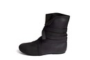 Bottes viking basses Floki cuir lisse, lien cuir, semelles caoutchouc