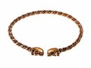 Bracelet viking tête de loup - Taille unique