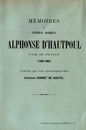Mémoires du Général Marquis Alphonse d'Hautpoul - Pair de france (1789-1865)