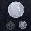 Lot 2 : 5 Francs argent Napoléon 1er 1811 D + 1/2 franc 1809 A + 10 cts 1809 M