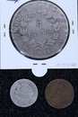 Lot 1: 5 Francs argent Napoléon 1er 1811 A + 1/2 franc 1810 B + 10 cts 1809 A