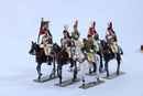 Coffret Lucotte - 6 cavaliers- Cuirassiers, tête de colonne
