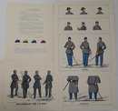  Lot de 401 planches: Military uniforms of America (337) + Mackinac...(13)+ The american soldier (27)+ Riling and Lentz (11)+ divers (13)