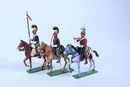 Figurines Lucotte. 6 chevau légers du 4 ème régiment dans une boite CBG