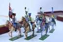 Coffret Lucotte tête de colonne du 5 ème régiment de hussard: 6 cavaliers dans leur boîte + 5 cavaliers sans boîte