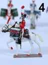 Figurine 4 timbalier 1er regiment de chasseur par Lucotte  