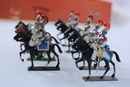 Lot de 8 carabiniers Lucotte, tous avec chevaux noirs. 1er choix. Vendu en 12 h!