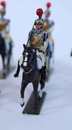 Lot de 8 carabiniers Lucotte, tous avec chevaux noirs. 1er choix. Vendu en 12 h!