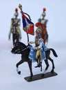Lot de 8 carabiniers Lucotte, dont trompette et porte drapeau. 2 ème choix pour 3 d'entre eux. 