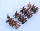 2 Coffrets Lucotte - 6 chasseurs à cheval de la Garde + tête de colonne