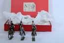 Lot éclaireurs de la garde. 6 figurines Lucotte dont trompettes, porte drapeau, officier.