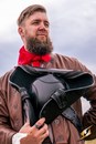 Tricorne de luxe en faux cuir