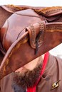 Tricorne de luxe en faux cuir