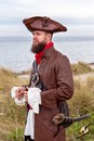 Tricorne de luxe en faux cuir