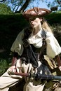 Tricorne de luxe en cuir 