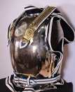 Cuirasse de carabinier, Premier Empire, Officier, recouverte de laiton. Prix sans la fraise