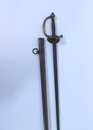 Lot de 3 épées + un fourreau, pour sous officier, vers 1900