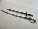 Sabre briquet allégé et glaive d'infanterie 1831.