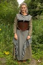 Corset Margot, cuir et velours pour piratesses ou nanas qui n'en veulent!
