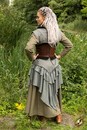 Corset Margot, cuir et velours pour piratesses ou nanas qui n'en veulent!