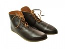Chaussures bottines du moyen age avec lacets - XIVème - La paire