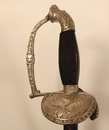 Épée d'officier d'état major argentée Empire/Restauration, avec fourreau neuf