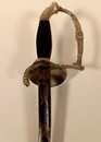 Épée d'officier d'état major argentée Empire/Restauration, avec fourreau neuf