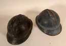 Lot de 2 casques Adrian mod 15, WW I