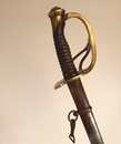 Sabre troupe modèle 1822 courbe. Fourreau à 2 anneaux et 2 mousquetons