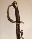 Sabre troupe modèle 1822 courbe. Fourreau à 2 anneaux et 2 mousquetons